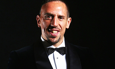 Franck Ribery at the FIFA Ballon d'Or 2013 ceremony