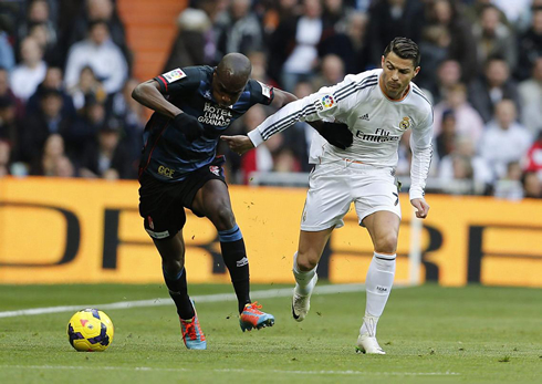 Cristiano Ronaldo body balance in Real Madrid 2-0 Granada