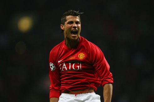 Cristiano Ronaldo in Manchester United's glory days