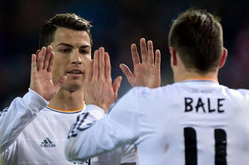 Cristiano Ronaldo and Gareth Bale