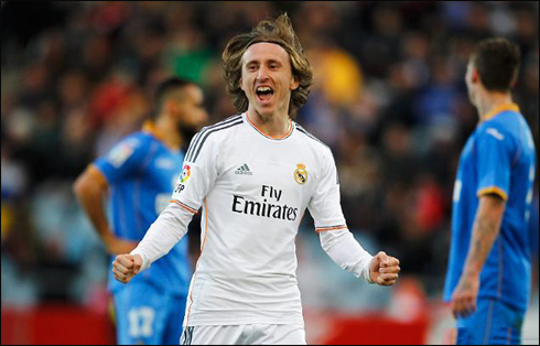 Luka Modric first goal for Real Madrid in 2014