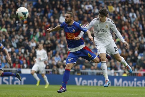 Alvaro Morata header in Real Madrid vs Elche