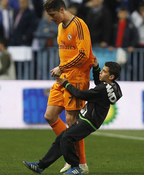Cristiano Ronaldo and a young fan harassment