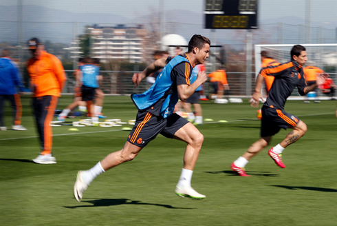 Cristiano Ronaldo running in training