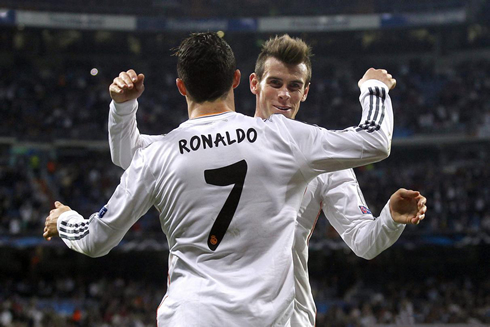 Cristiano Ronaldo and Gareth Bale in the Champions League