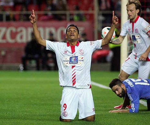 Carlos Bacca defeats Real Madrid after scoring two goals for Sevilla