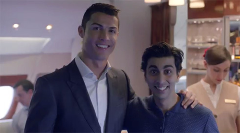 Cristiano Ronaldo and a fan from India