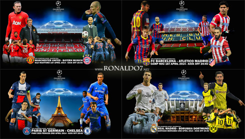 UEFA Champions League quarter-finals 2014, Road to Lisbon wallpaper