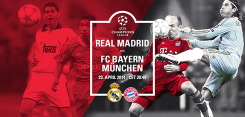 Real Madrid vs Bayern Munchen flyer