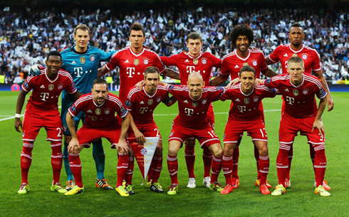 Bayern Munich starting line-up vs Real Madrid