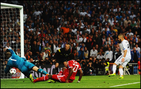 Karim Benzema goal in Real Madrid 1-0 Bayern Munich