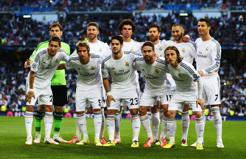 Real Madrid starting line-up vs Bayern Munich