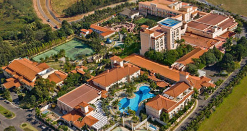 The Royal Palm Plaza Resort Hotel heli view