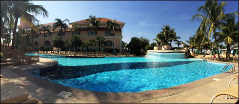 The Royal Palm Plaza Resort hotel pool view