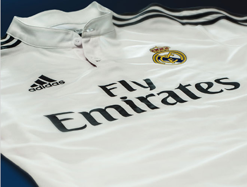 Real Madrid white shirt 2014-2015