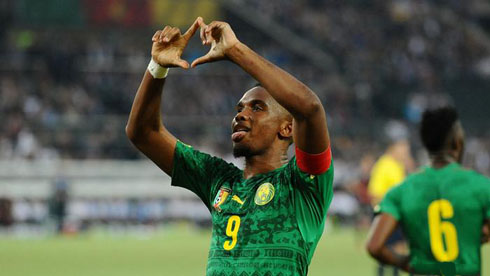 Cameroon Samuel Etoo ready for the World Cup 2014