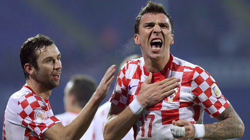 Croatia players celebrations ahead of the World Cup 2014