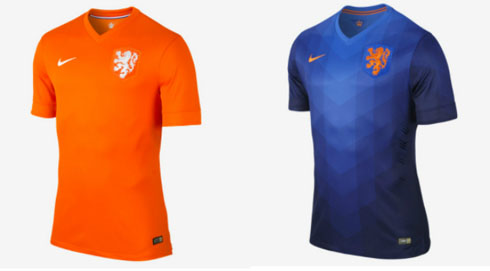 Netherlands jerseys kits in the World Cup 2014