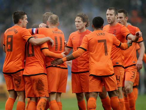 Netherlands National Team players ready for the World Cup 2014