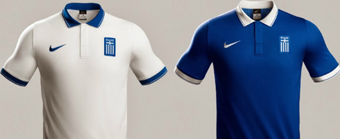 Greece jerseys kits in the World Cup 2014