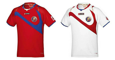 Costa Rica jerseys kits in the World Cup 2014