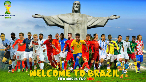 FIFA World Cup 2014 players wallpaper