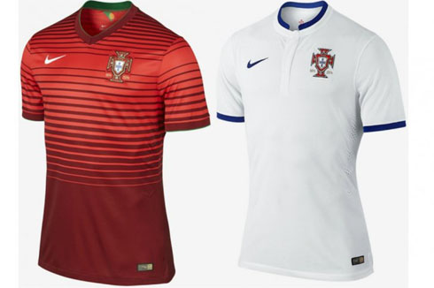 Portugal jerseys kits in the World Cup 2014