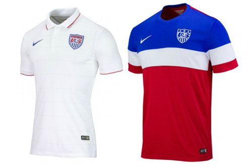USA jerseys kits in the World Cup 2014
