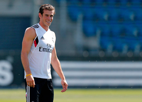 Gareth Bale in Real Madrid's pre-season 2014-2015