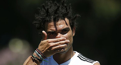 Pepe new haircut in 2014, with rastas and dreads