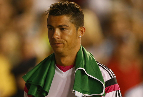 Cristiano Ronaldo in Dallas, attending the Real Madrid vs AS Roma pre-season game