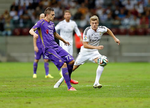 Toni Kroos in Real Madrid vs Fiorentina