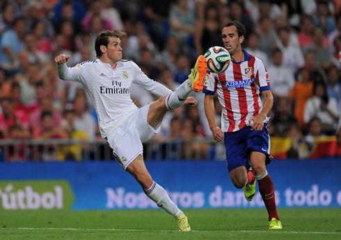 Gareth Bale ball control with his left foot