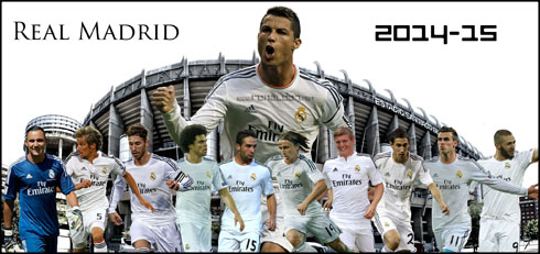 Real Madrid lineup for 2014-2015