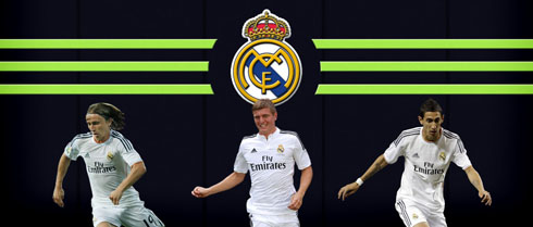 Real Madrid midfielders wallpaper 2014-2015