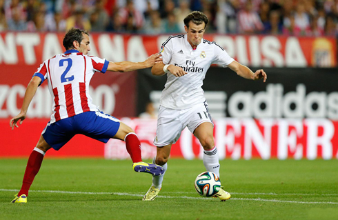 Gareth Bale in Atletico Madrid vs Real Madrid