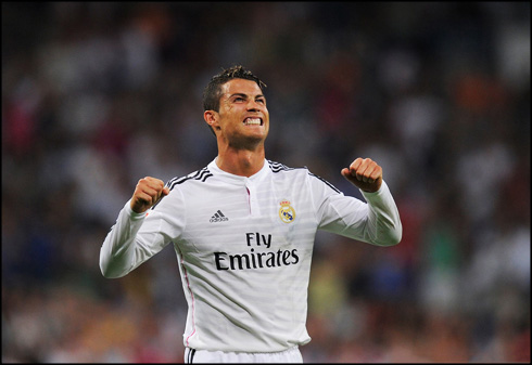 Cristiano Ronaldo first league goal for Real Madrid in 2014-2015