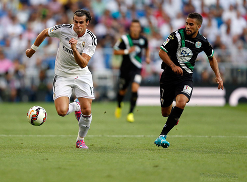 Gareth Bale spriting in Real Madrid vs Cordoba for La Liga 2014-15