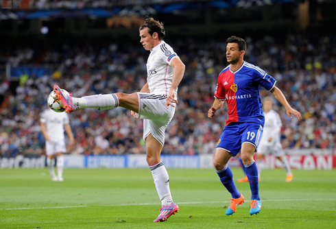 Gareth Bale in action in Real Madrid vs Basel