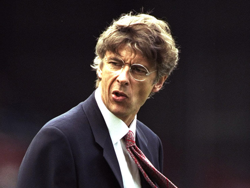 Arsene Wenger in 1996, in his first season with Arsenal FC