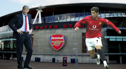 Arsene Wenger tried to sign Cristiano Ronaldo to Arsenal, in 2003