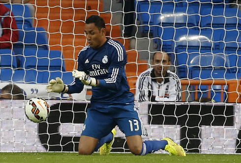 Keylor Navas official debut as Real Madrid goalkeeper in 2014-2015