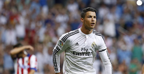 Cristiano Ronaldo in Real Madrid vs Atletico