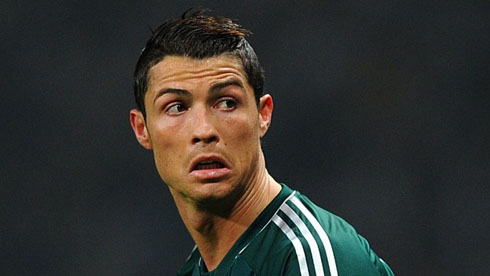 Cristiano Ronaldo reaction in Old Trafford, during a Manchester United vs Real Madrid