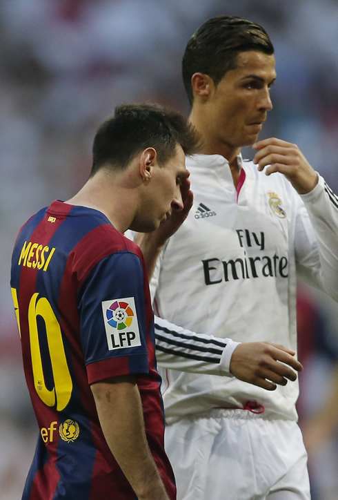 Messi and Ronaldo in El Clasico 2014-15