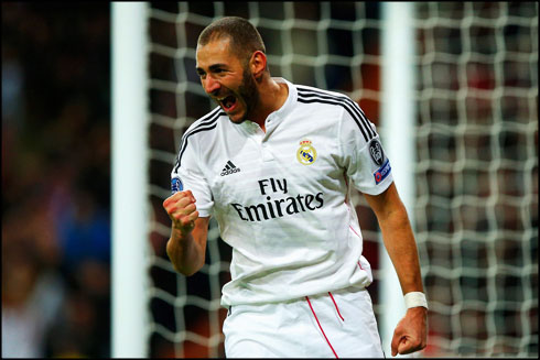 Karim Benzema, Real Madrid top scorer in the UEFA Champions League 2014-15