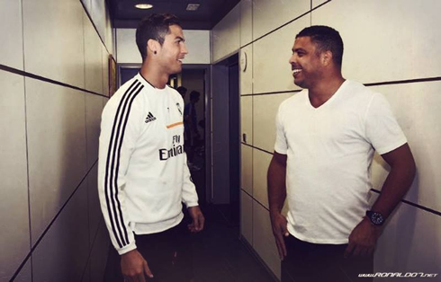 Ronaldo Nazário de Lima and Cristiano Ronaldo