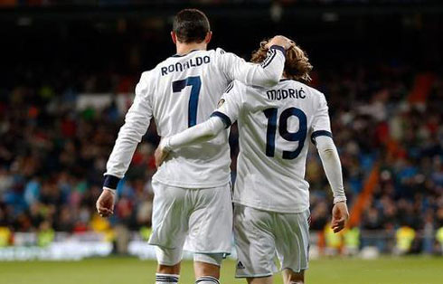 Cristiano Ronaldo and Modric, best friends in Real Madrid