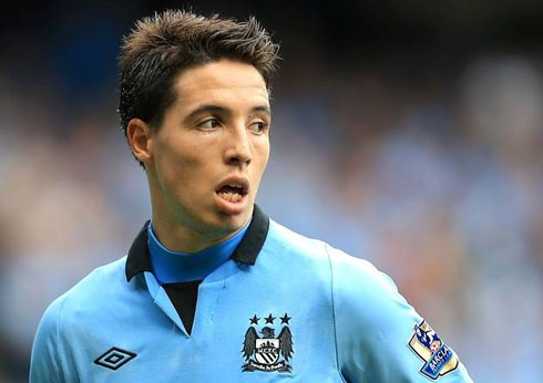 Samir Nasri in Manchester City, in 2014-2015