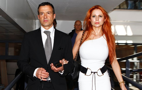 Jorge Mendes and his wife Sandra Mendes